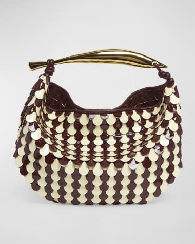 Bottega Veneta Small Sardine Patent Leather Shoulder Bag
