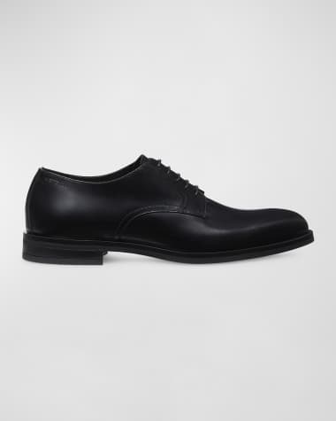 Stuart Weitzman Men's Club Calfskin Classic Derby Loafers