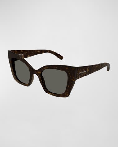 Saint Laurent Fashion Show Bio Nylon Cat-Eye Sunglasses