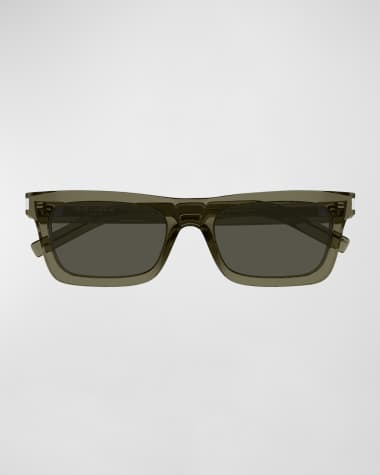 Saint Laurent Acetate Rectangle Sunglasses