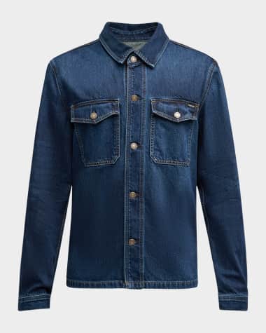 TOM FORD Men's Denim Shirt Jacket