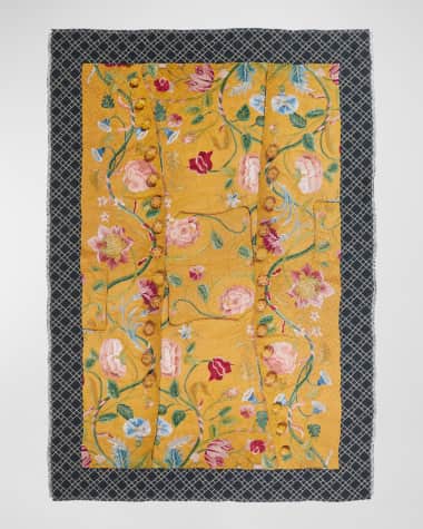 Pierre-Louis Mascia Pallino Mixed Patterned Silk Scarf