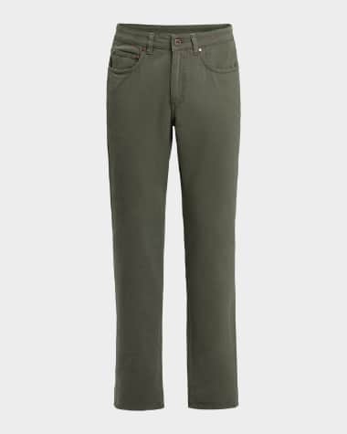 Boglioli Men's Washed Cotton 5-Pocket Pants