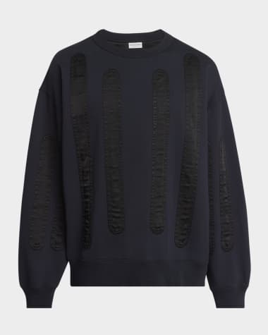 Dries Van Noten Men's Hax Applique Sweater