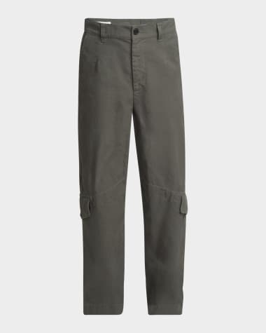 Dries Van Noten Men's Paxford Garment-Dyed Cargo Pants