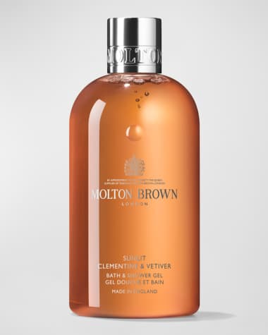 Molton Brown Sunlit Clementine and Vetiver Bath and Shower Gel, 10 oz.