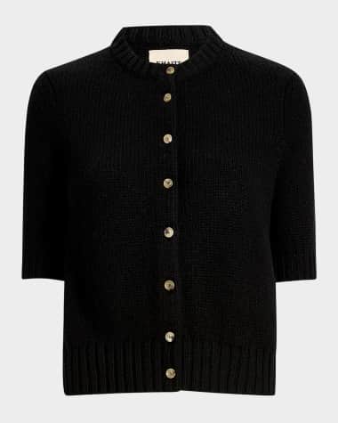 Khaite Nora Cashmere Knit Cardigan