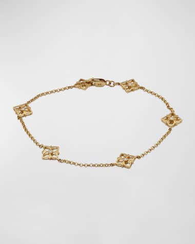 Stephen Dweck White Diamond Signature Bracelet in 18K Gold