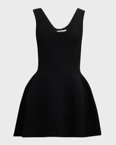 SIMKHAI Larina Scoop-Neck Sleeveless Fit & Flare Mini Dress