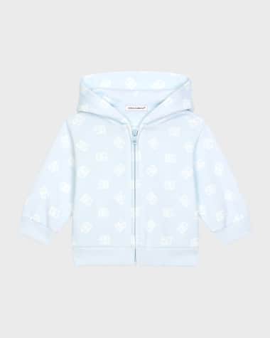 Dolce&Gabbana Boy's Interlocked Logo-Print Hoodie, Size 6M-24M