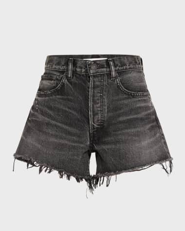 MOUSSY VINTAGE Aristida Cut-Off Denim Shorts