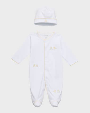 Kissy Kissy Kid's Hatchlings Footie & Hat Set, Size Newborn-6M