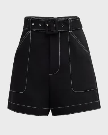 Cinq a Sept Alena Belted Shorts
