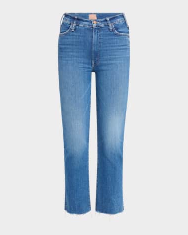 MOTHER The Hustler Ankle Fray Jeans