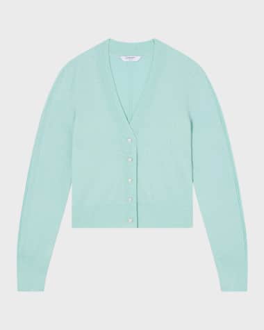 LK Bennett Coco Button-Down Shimmer Caridgan