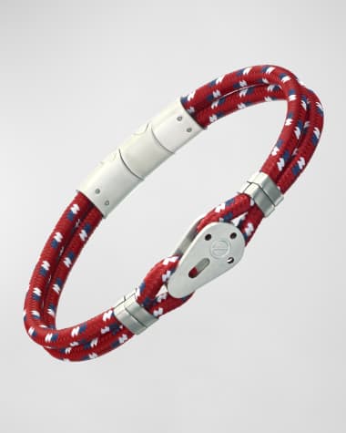 Link Up Men's Sailing Pulley Nylon Cord Bracelet