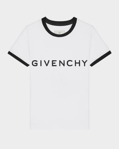 Givenchy Logo Short-Sleeve Ringer T-Shirt