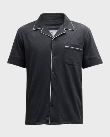 Petite Plume Men's Pima Cotton Short Pajama Set