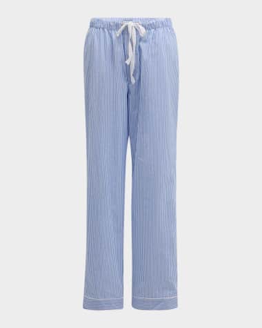 Petite Plume Men's Cotton Stripe Pajama Pants