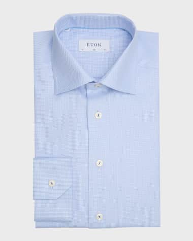 Eton Men's Organic Cotton Signature Twill Slim-Fit Dress Shirt