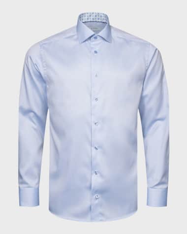 Eton Men's Signature Twill Contemporary-Fit Dress Shirt