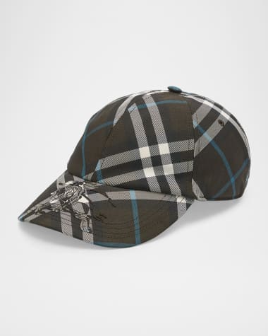 Burberry Men's EKD Check Baseball Cap