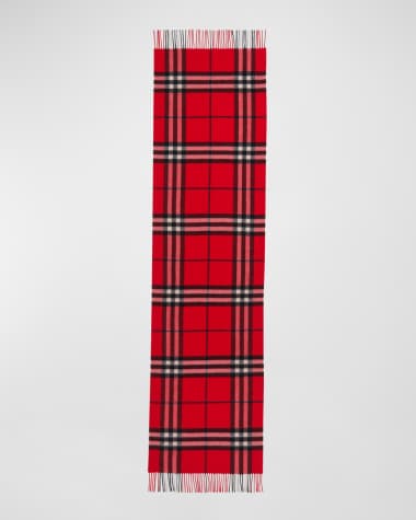 Burberry Men's Cashmere Giant Check Scarf
