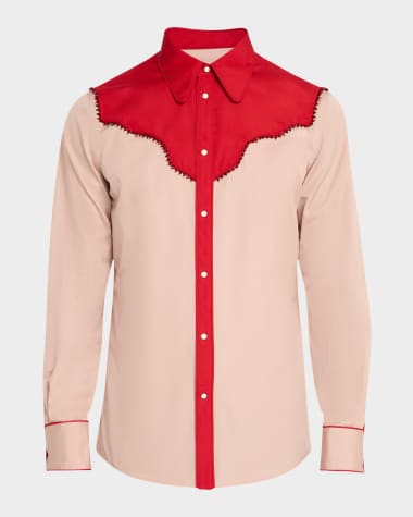 Dsquared2 Men's Bloody Drops Western Shirt