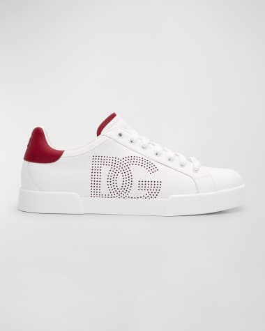 Dolce&Gabbana Men's Bicolor Leather DG Sneakers