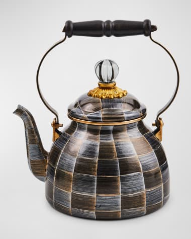 MacKenzie-Childs Sophisticheck 2-Quart Tea Kettle