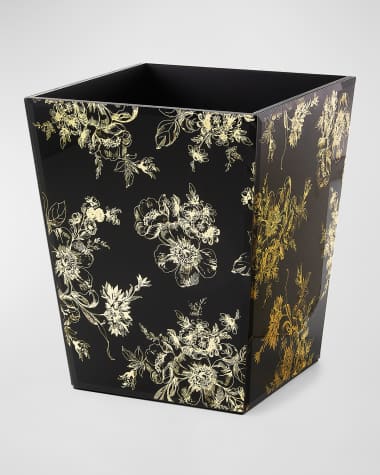 MacKenzie-Childs Twilight Toile Waste Bin