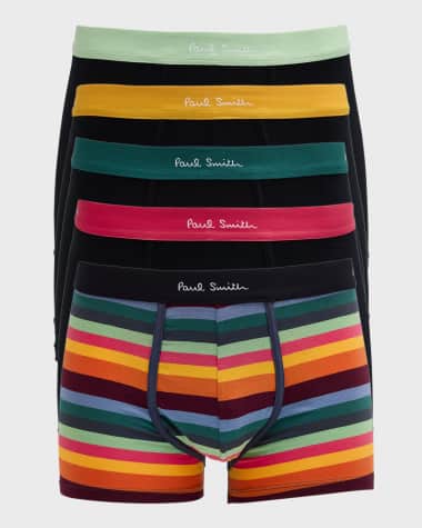Paul Smith Men's 5-Pack Artist Stripe Trunks