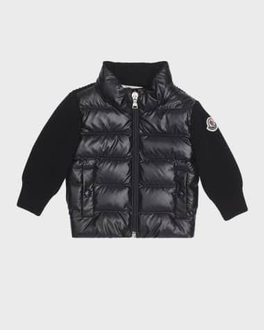 Moncler Boy's Puffer Combo Jacket, Size 6M-3