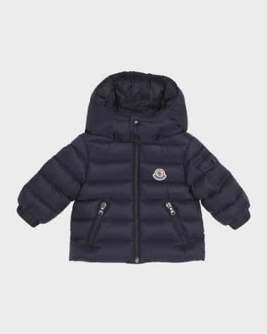Moncler Kid's Jules Logo Patch Jacket, Size 6M-3