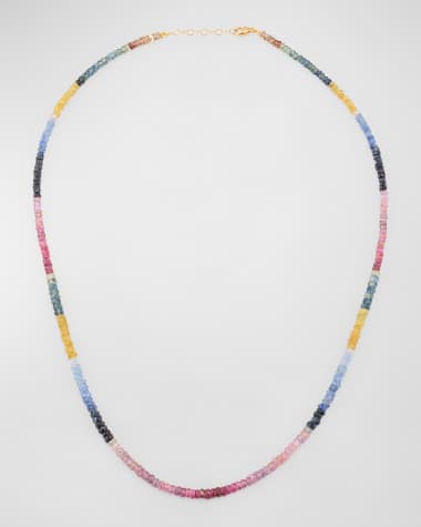 JIA JIA Light Rainbow Sapphire Necklace