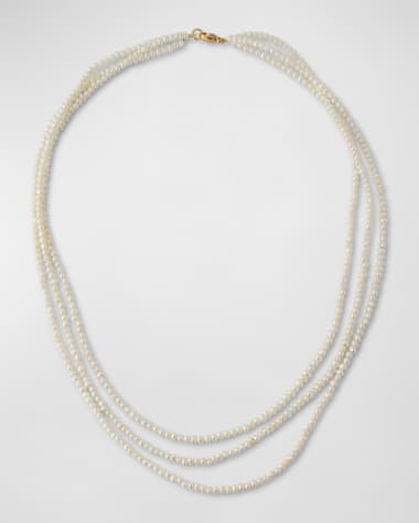 JIA JIA Mini Pearl Triple Layer Necklace