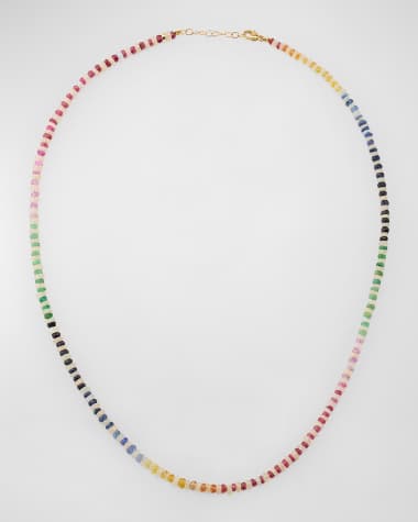 JIA JIA Rainbow Sapphire and Opal Necklace