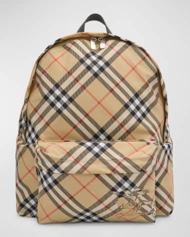 Burberry Men's Essential Check Backpack