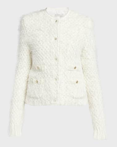 Moncler Padded Heavy-Knit Cardigan