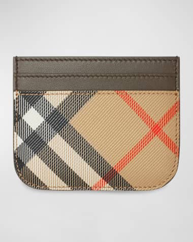 Burberry Sandon Check Card Case