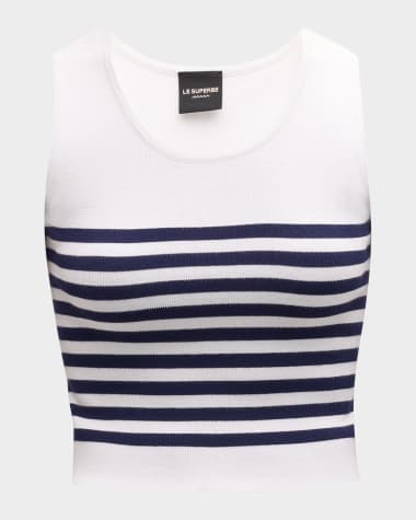 Le Superbe Tanks A Lot Stripe Tank Top