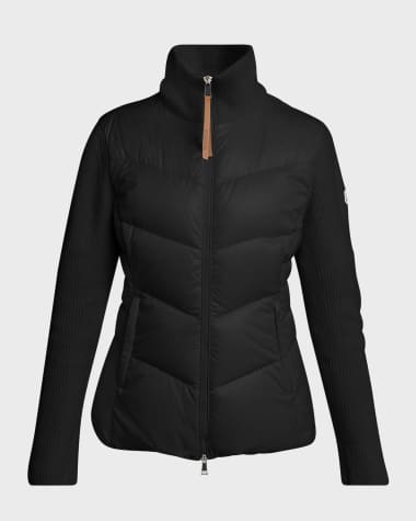 Moncler Puffer Knit Cardigan