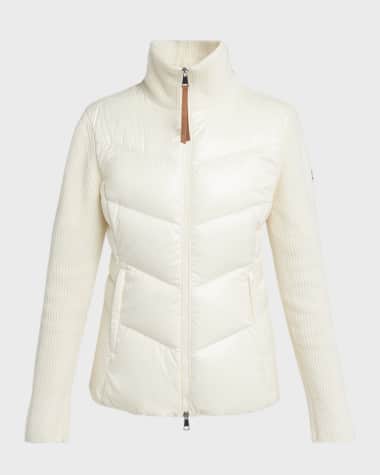 Moncler Puffer Knit Cardigan