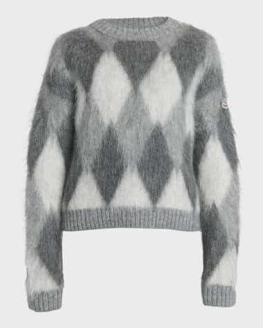 Moncler Diamond Patterned Crewneck Sweater