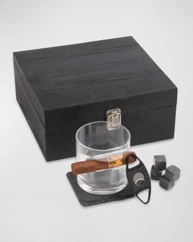 Bey-Berk Whiskey and Cigar Set