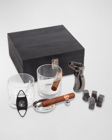 Bey-Berk Whiskey and Cigar Set
