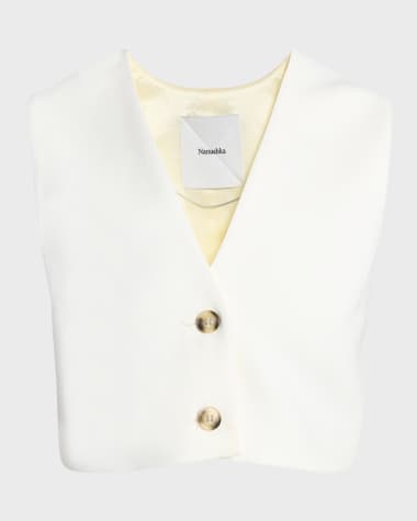 Nanushka Suree Tailored Straight-Leg Pants