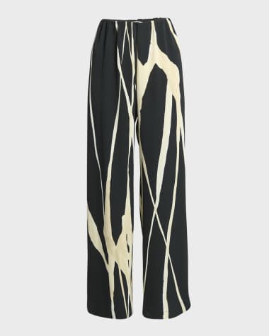 Nanushka Brenda Wide-Leg Pants