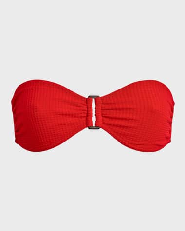 Vilebrequin Ribbed Bandeau Bikini Top