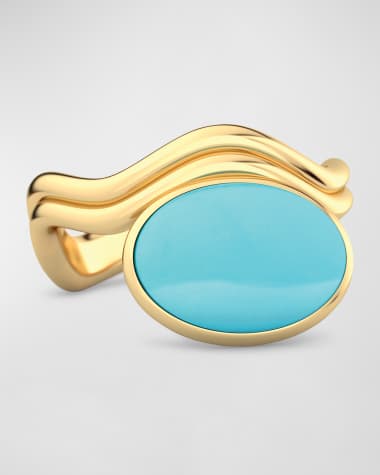 Jamie Turner Aurora Cocktail Ring, Turquoise